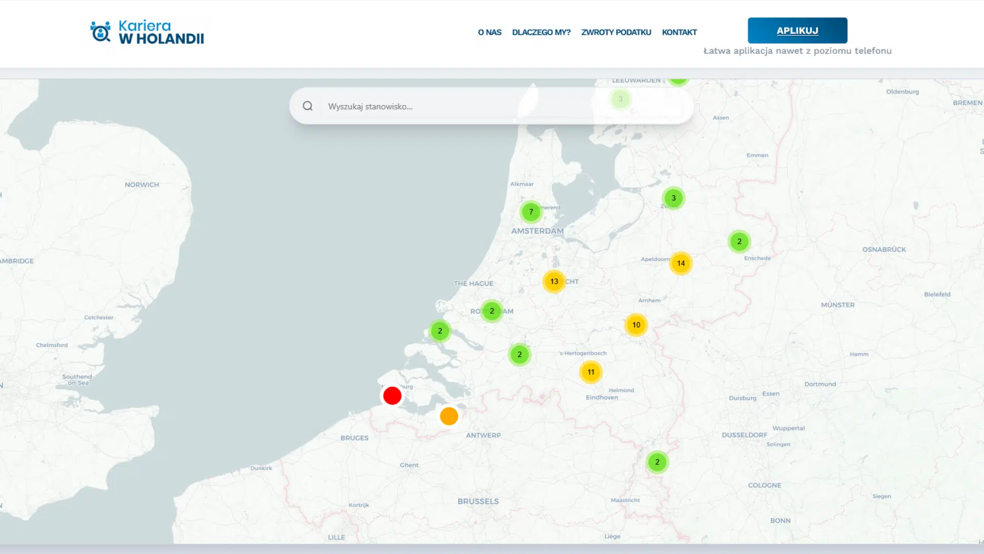 karierawholandii.pl – strona i aplikacja