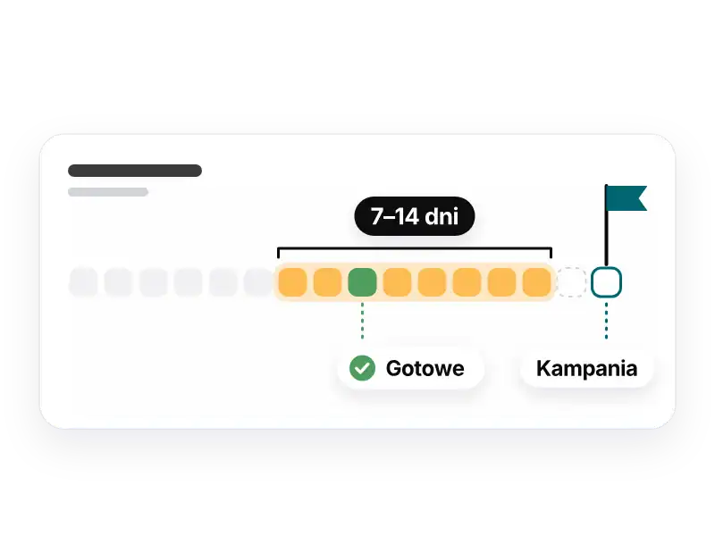 Landing Page 9 Kalendarz z terminem z umowy i wcześniejszą datą oddania projektu